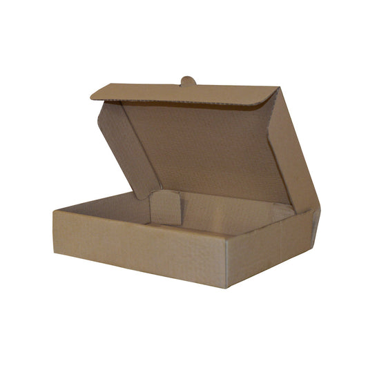 Caja Autoarmable Tipo Delivery Baja de 385 x 280 x 100 mm (38.5 x 28 x 10 cm) - Paquete de 25 unidades